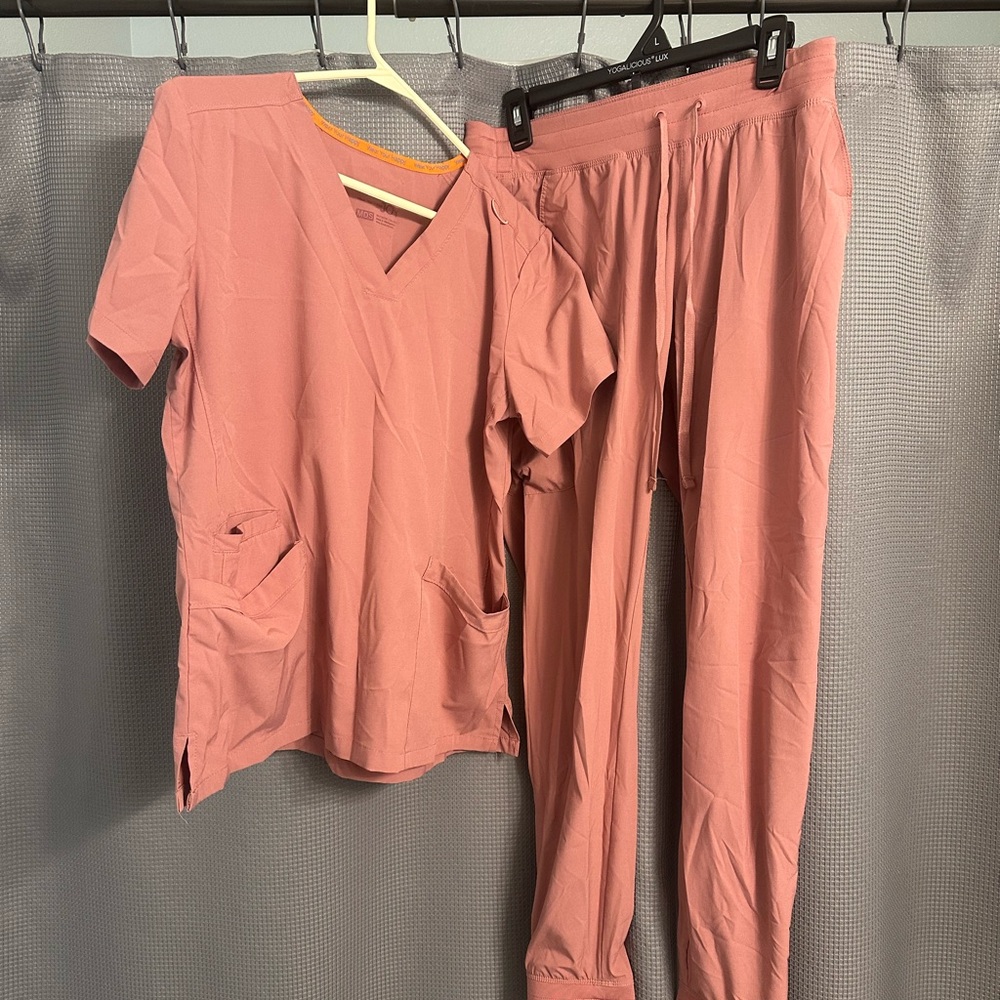 ScrubJoy Pink Scrub Set